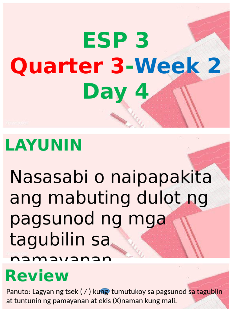 ESP q3 Week 3 FEB. 14 2024 | PDF