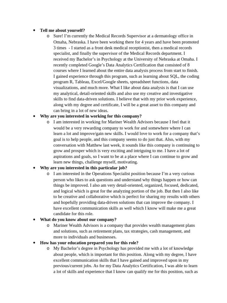 Medical Records Supervisor's Career Overview | PDF | Leadership | Data ...