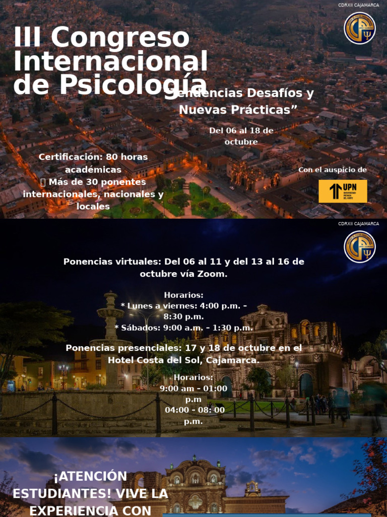 Congreso Internacional de Psicología 2023 | PDF