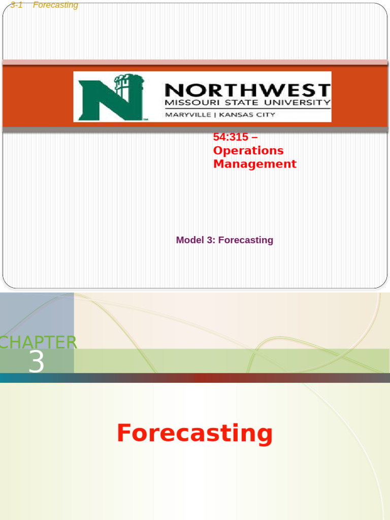 Chapter 3.student | PDF | Forecasting | Seasonality