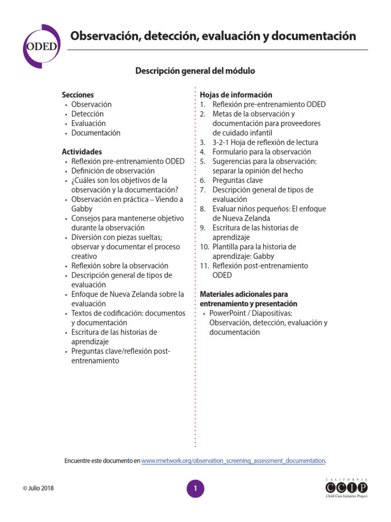 Osad SP July 2018 | PDF | Evaluación | Aprendizaje