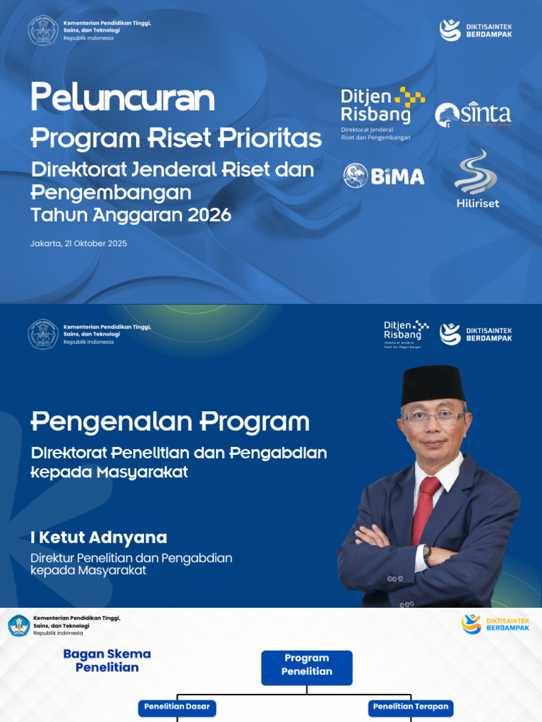 Program Riset Prioritas 2026 Kemdikbud | PDF
