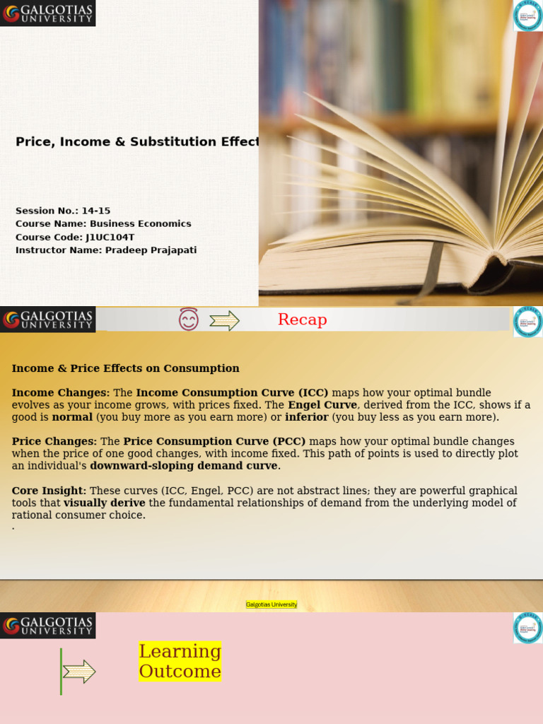 14-15. Price, Income Substitution Effect | PDF | Demand | Microeconomics