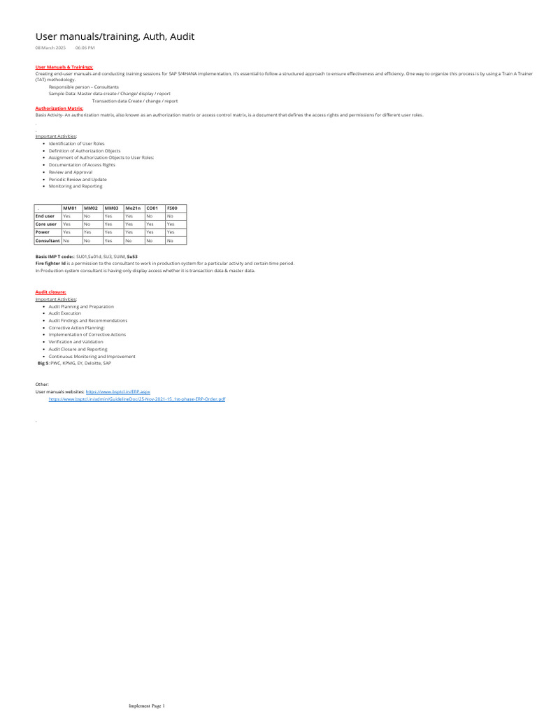 User Manual Creation and Training | PDF