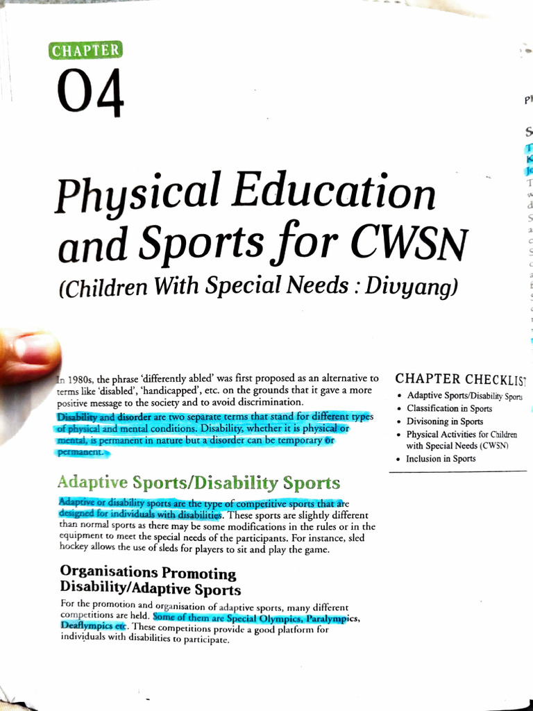 Special Olympics and Adaptive Sports Overview | PDF | Paralympic Games ...