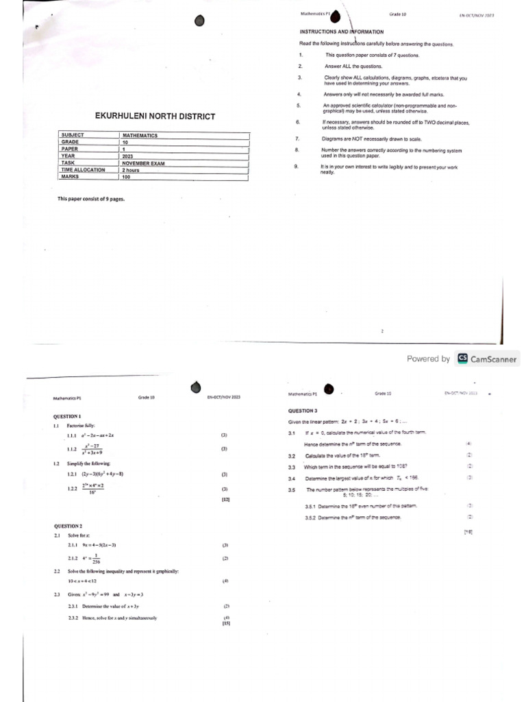 Nov2023 Paper1 | PDF