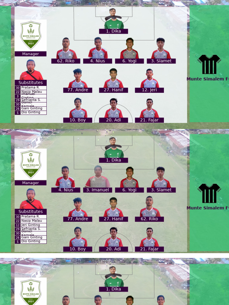 Formasi Munte Simalem FC | PDF