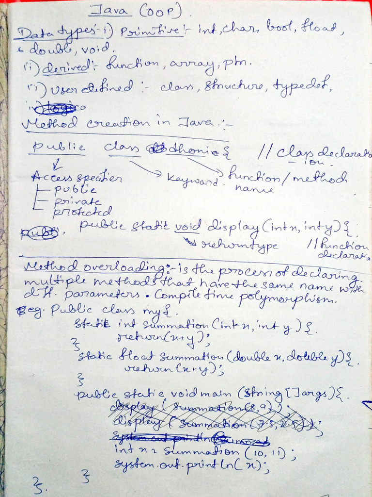 Object Oriented Programming | PDF