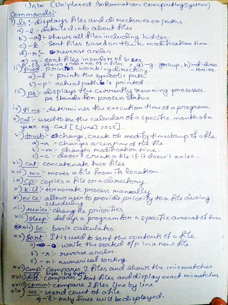 Unix | PDF