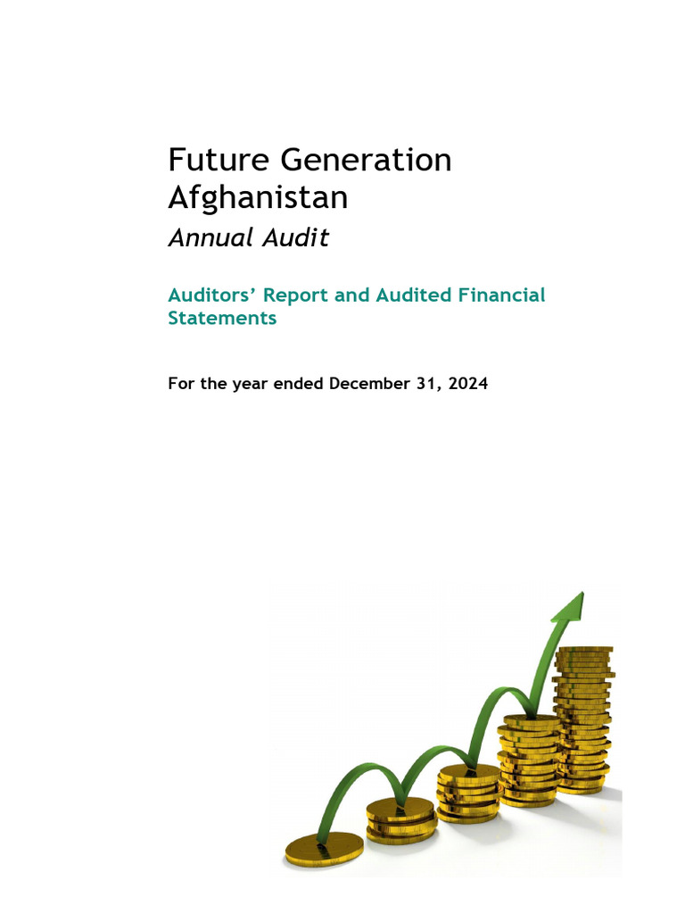 FGA Audited FS 2024 - Final Signed | PDF | Audit | Going Concern