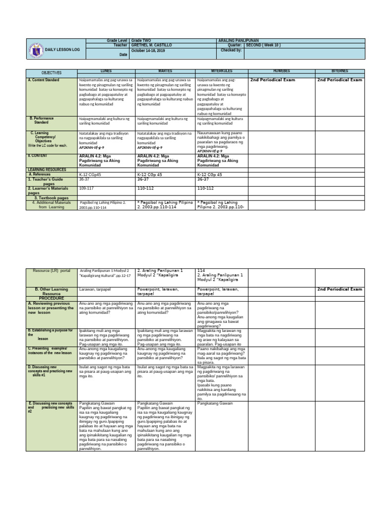 AP 2 Q2 Week 10 | PDF