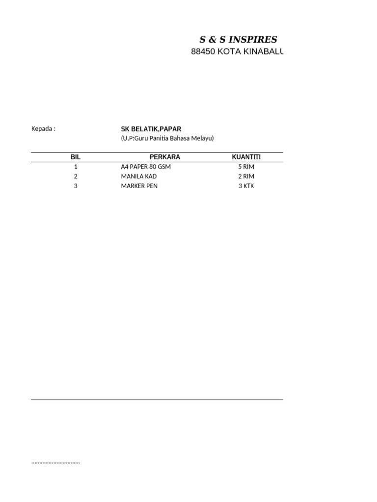 Quotation PCG 2023 | PDF