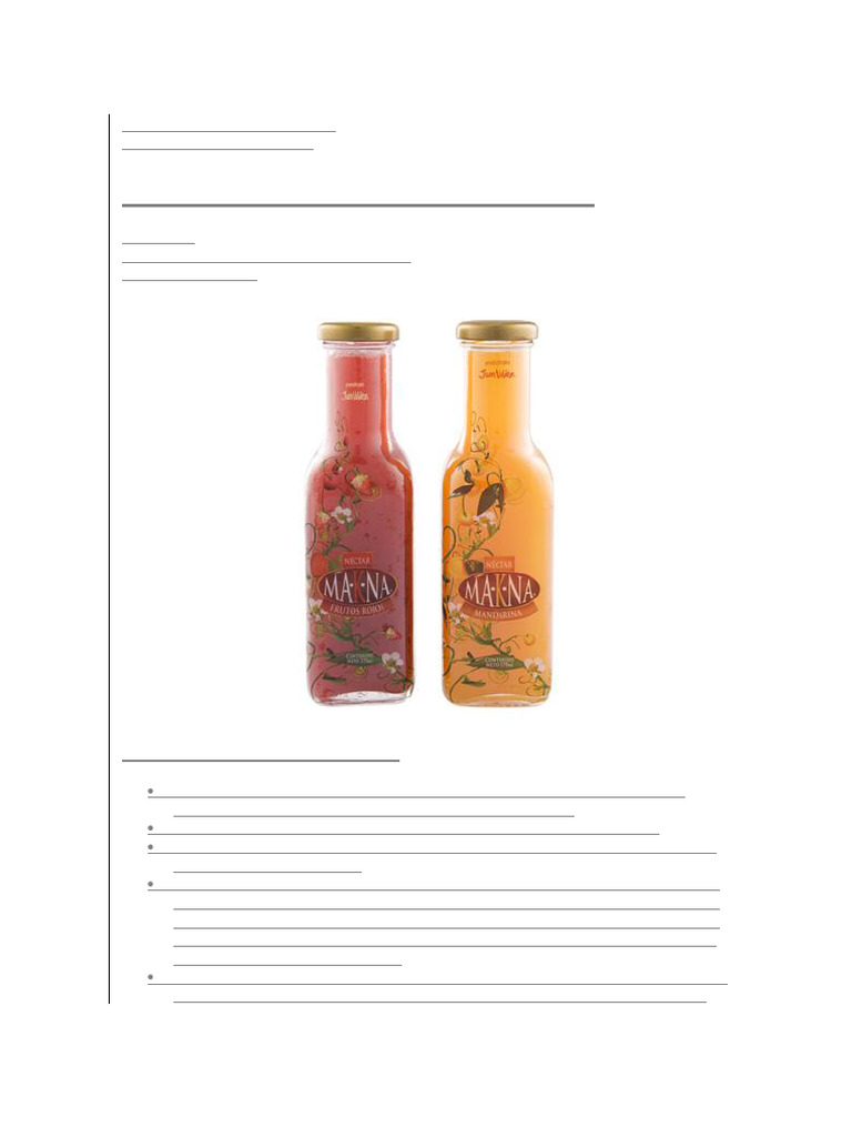 Elaboracion de Nectares | PDF | Fruta | Gusto