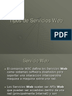 Tipos de Servicios Web