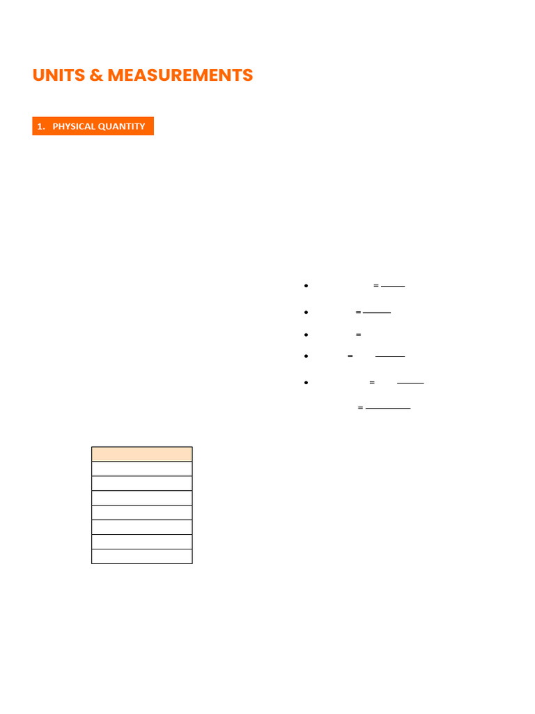 Understanding Physical Quantities and Units | PDF | Significant Figures ...
