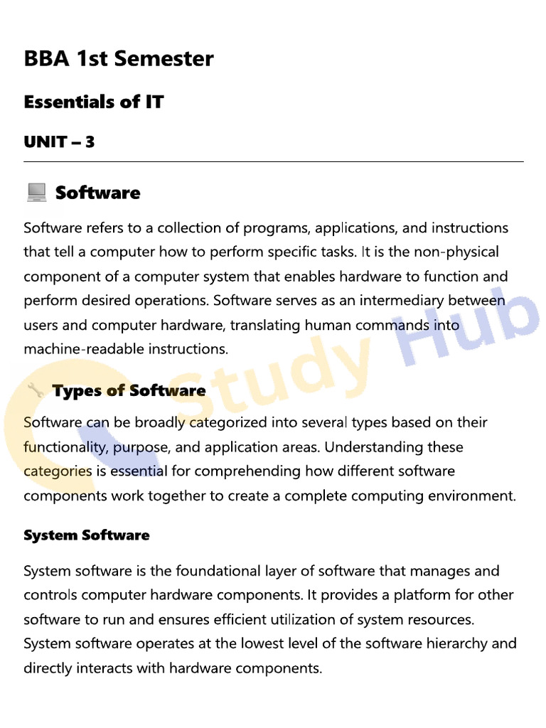 IT UNIT - 3 - Watermarked | PDF