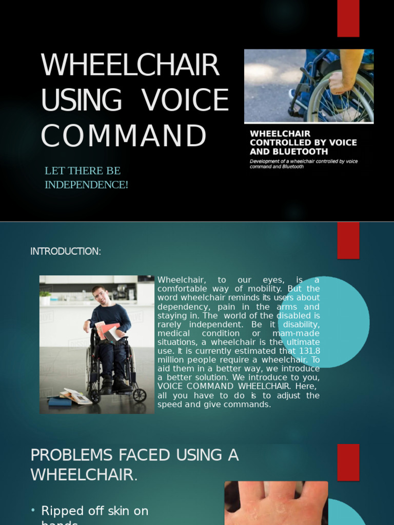 Wheelchair Using Voice Command System | PDF