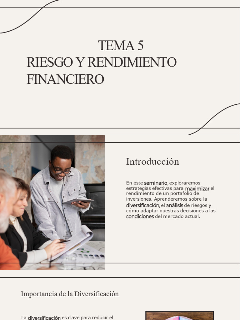 Estrategias de Riesgo y Rendimiento Financiero | PDF | Portafolio ...