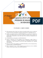 Caderno de Provas PAVE 2010-12 Etapa 1