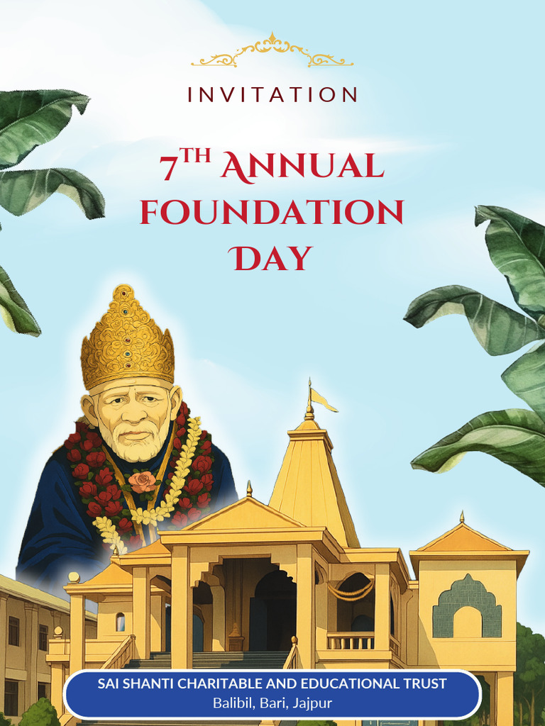 7th Annual Foundation Day Invitation | PDF