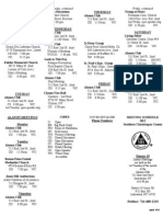 April 2012 District 19 AA Schedule