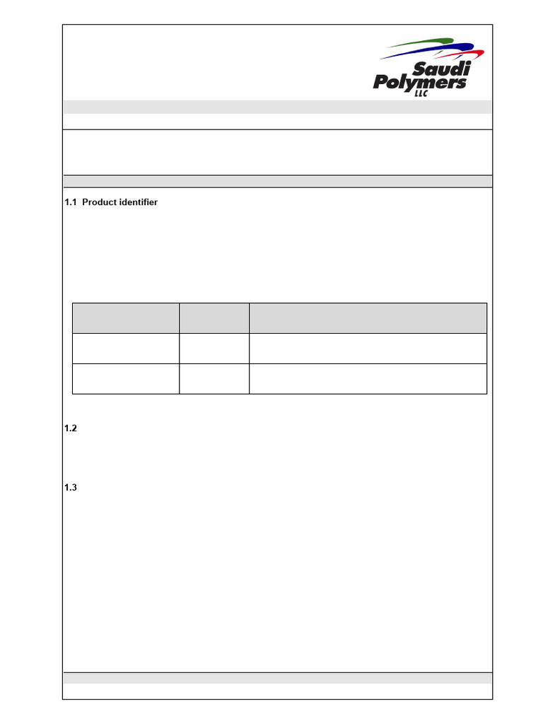 Polyethylene HHM HXM 50100P MSDS Europe English | PDF | Dangerous Goods ...