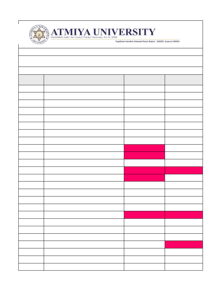 CIA Test 1 Marks for Computer Engineering | PDF