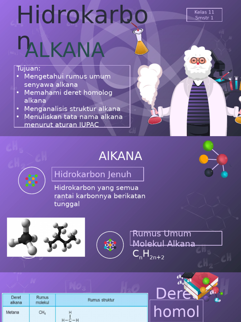 Alkana, Alkena, Alkuna | PDF