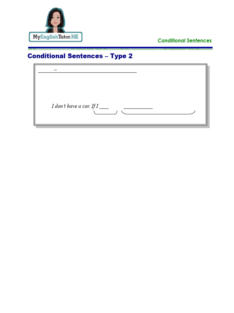 Type 2 Conditional Sentences Exercises | PDF | Pacific Typhoon Seasons ...