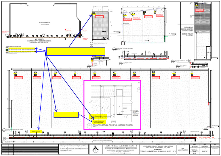 Precast Panel Details for Gymnasium | PDF | Structural Engineering ...
