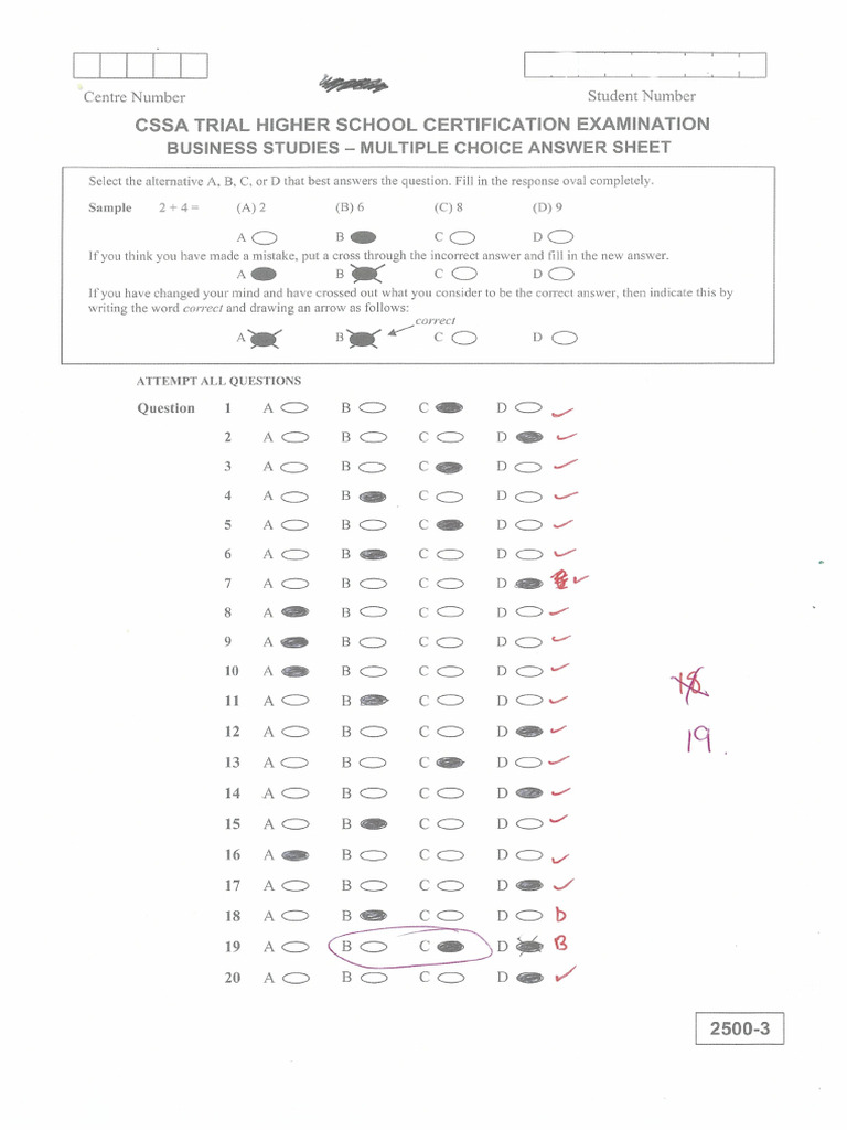 2024 Trial Sample Response Business Studies | PDF