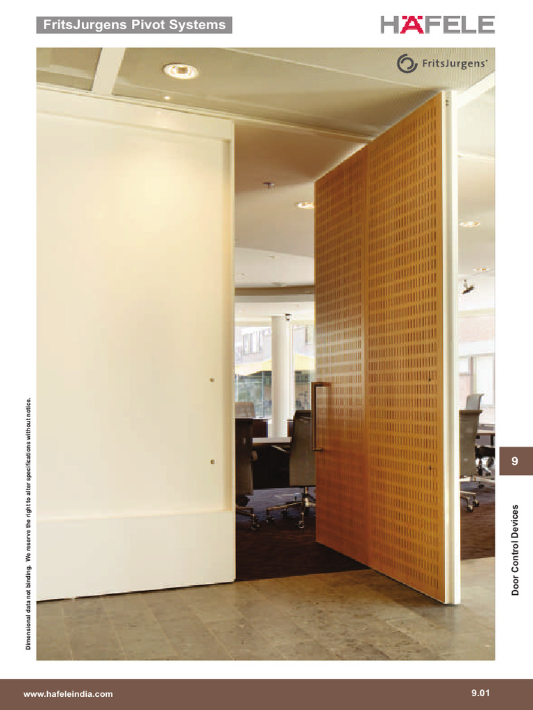 FritsJurgens Pivot Door Systems Overview | PDF | Door | Screw