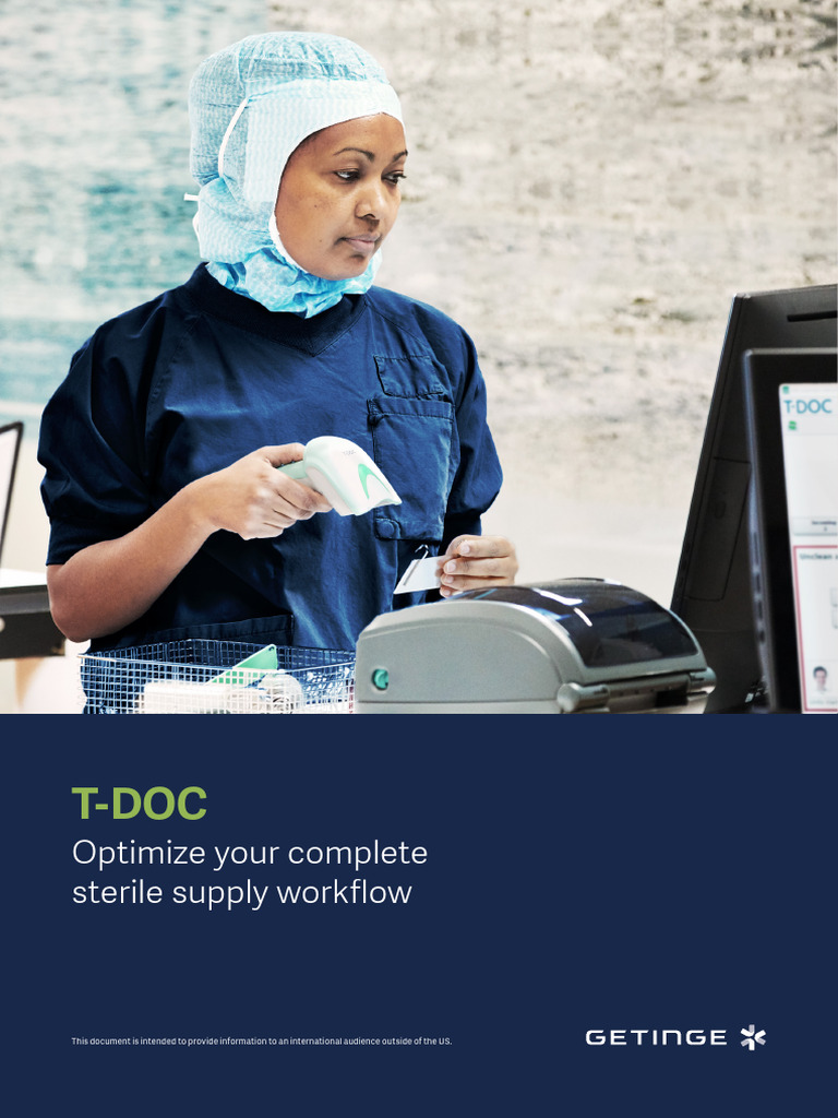 Optimize Sterile Supply Workflow with T-DOC | PDF | Inventory | Patient ...