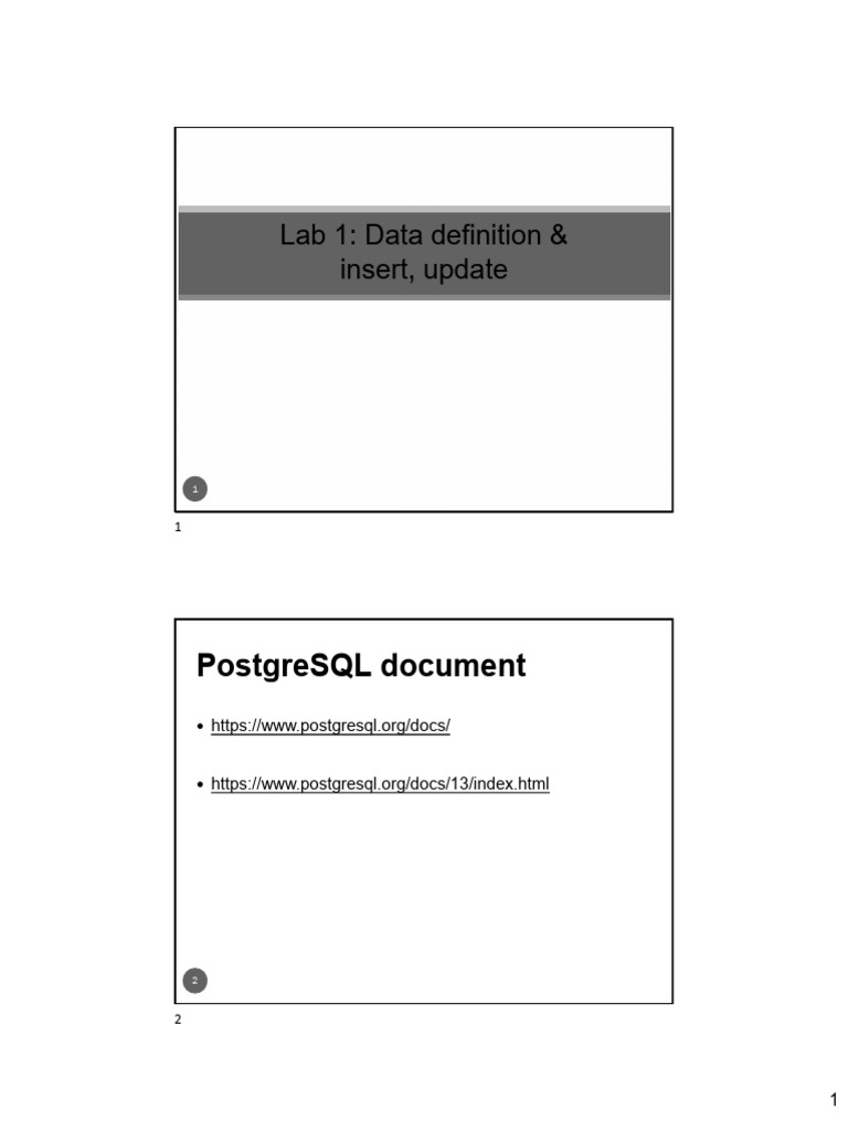 Lab 1 | PDF