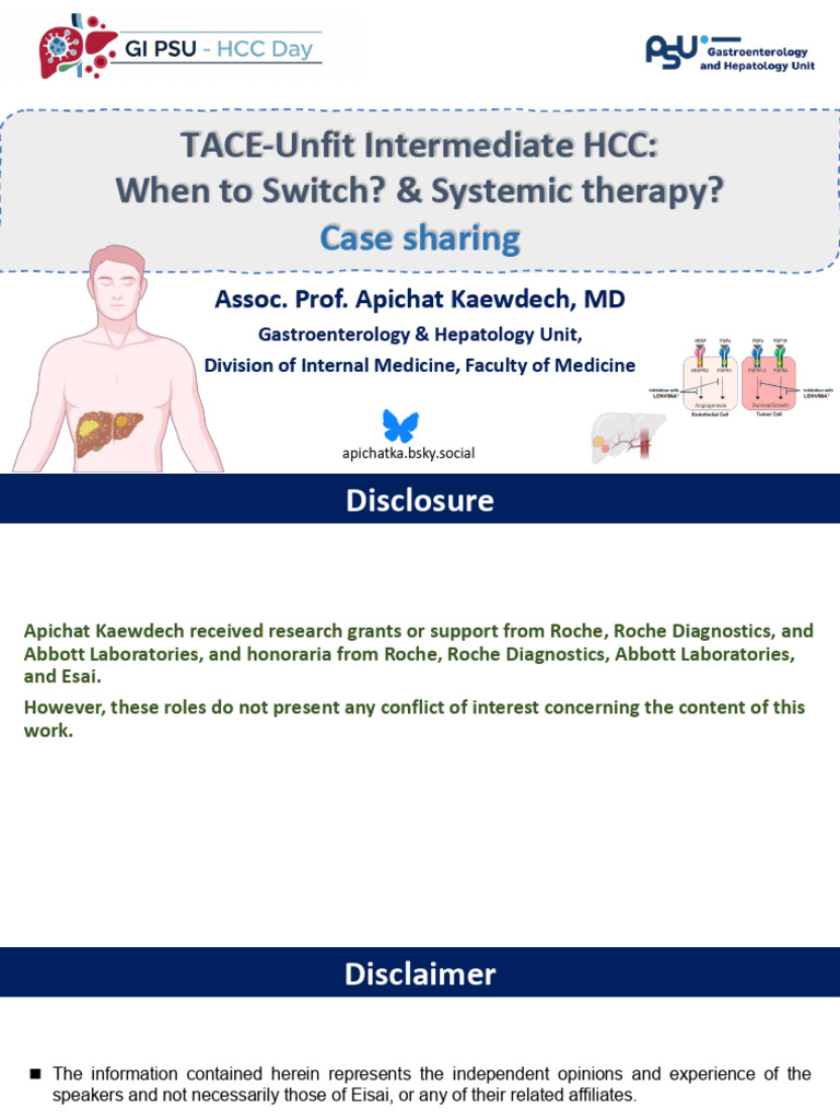 Managing Intermediate HCC: TACE vs. Systemic Therapy | PDF | Medical ...