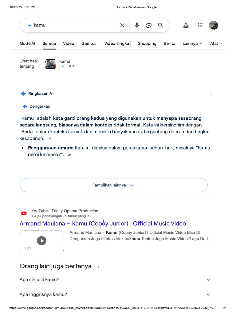 Kamu - Penelusuran Google | PDF