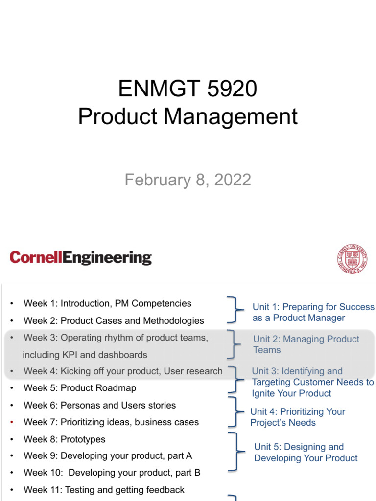 Product Management Course Overview | PDF | Scrum (Software Development ...