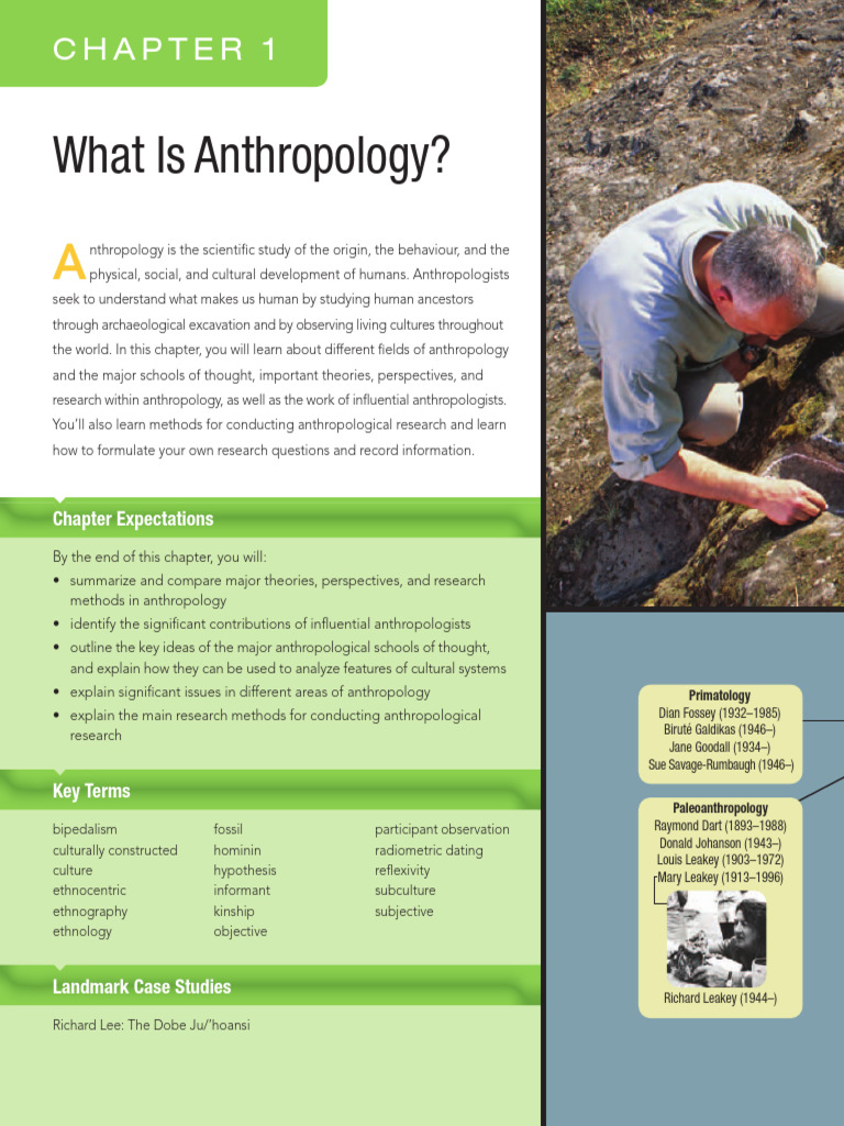 Introduction to Anthropology Concepts | PDF | Homo | Anthropology