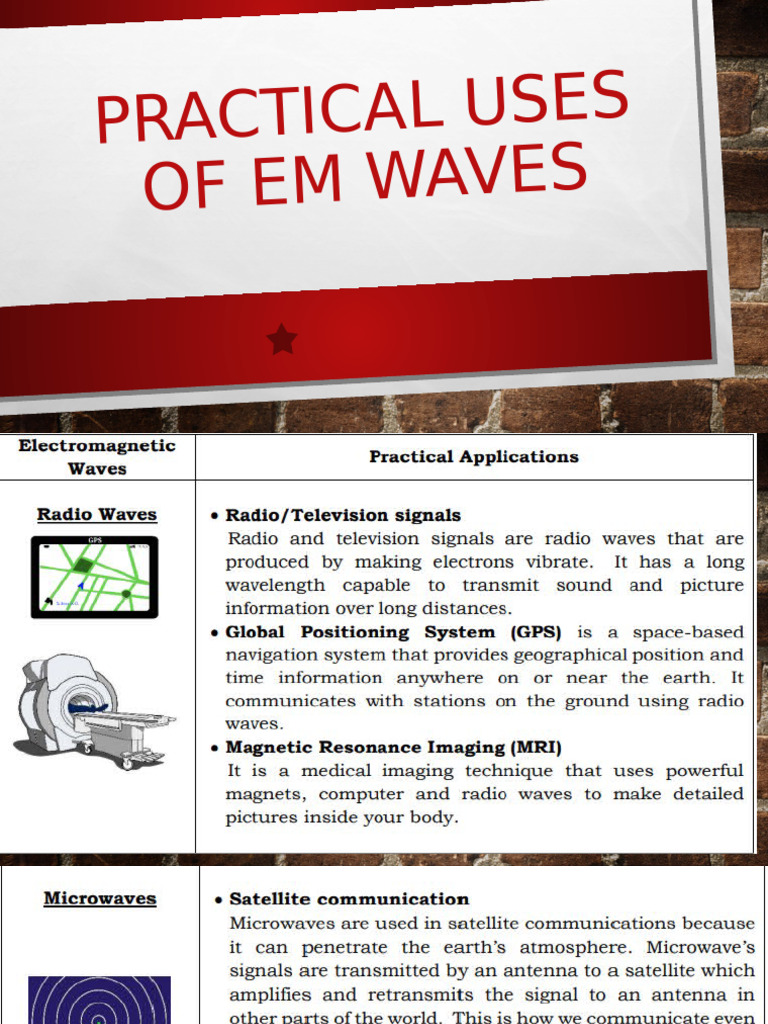 G10 2ND QT L7 Practical Uses of em Waves 1 | PDF