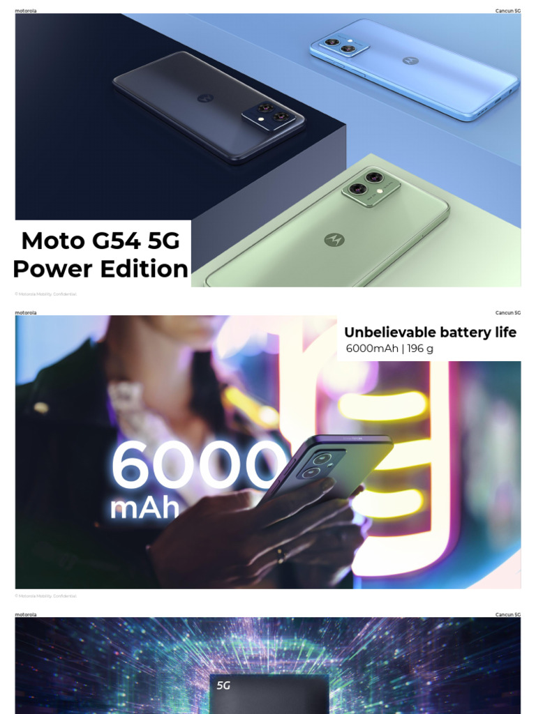 Moto G54 5G Power Edition Overview | PDF | Smartphone | Mobile Phones