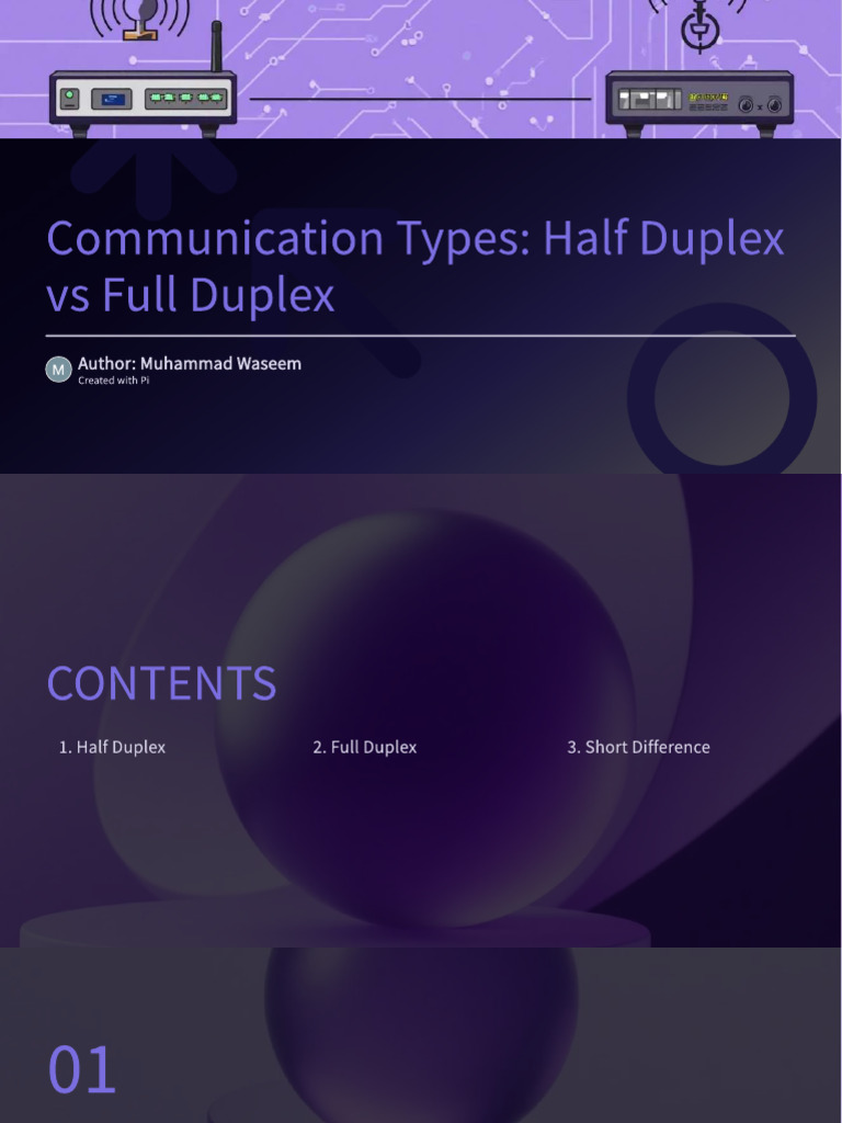 Full Duplex vs Half Duplex Explained PDF — free download
