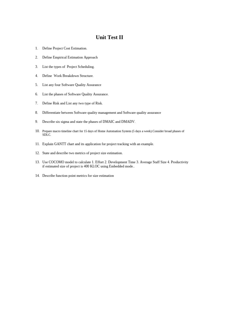 Question Bank of Unit Test II of STE | PDF