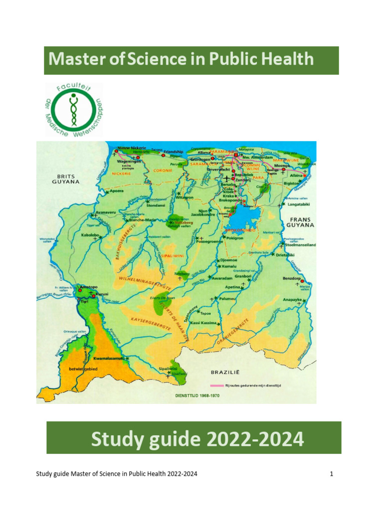 Studiegids MSPH Engels 28 10 22 | PDF | Public Health | Epidemiology