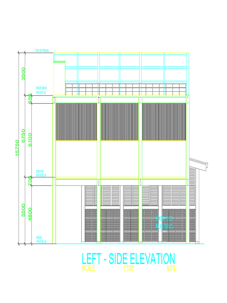 MR Building - Left Side Elevation | PDF