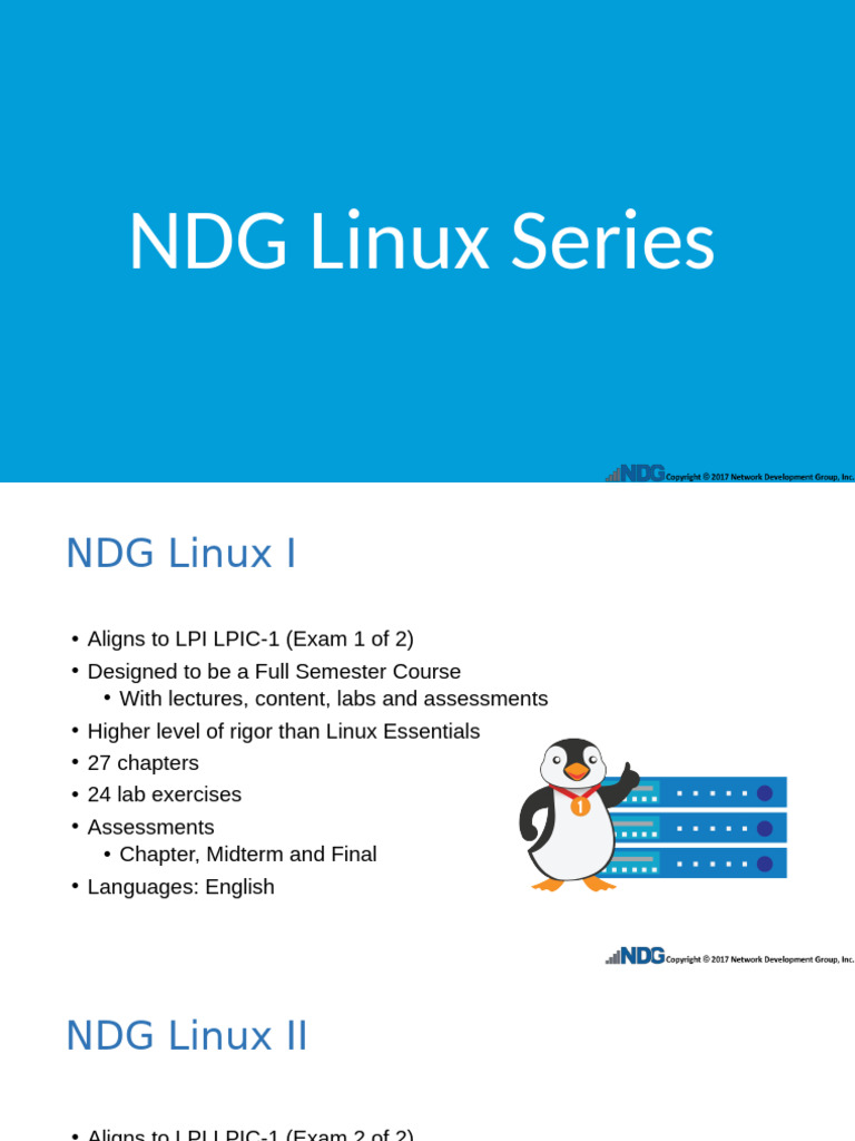 NDG Linux Full Semester Courses | PDF