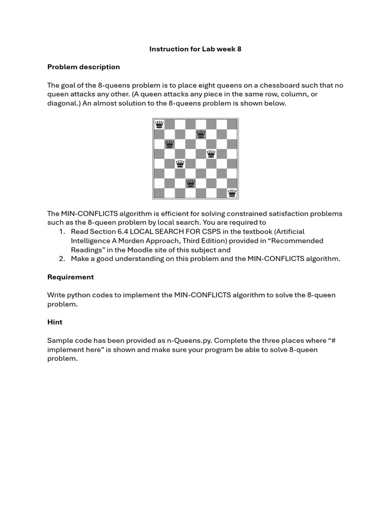 Instruction For Lab 5 | PDF