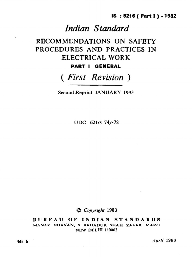 Safety Procedures in Electrical Work | PDF | High Voltage | Mains ...