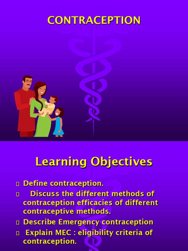 Comprehensive Guide to Contraception Methods | PDF | Birth Control ...