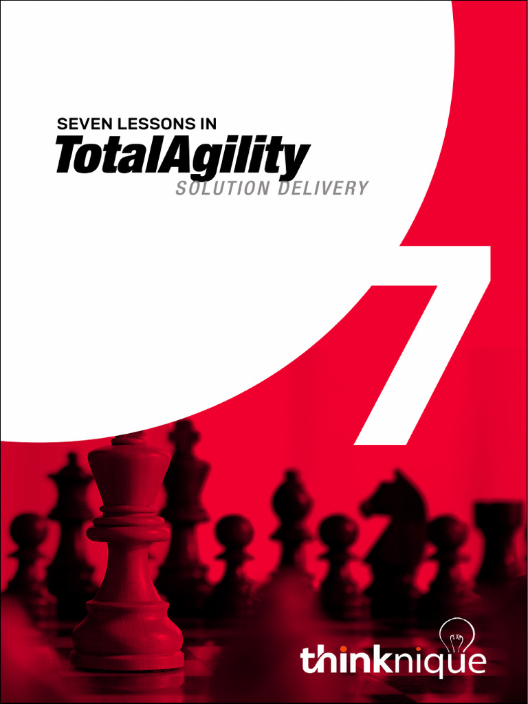 7 Lessons in TotalAgility Solution Delivery | PDF | Computer ...