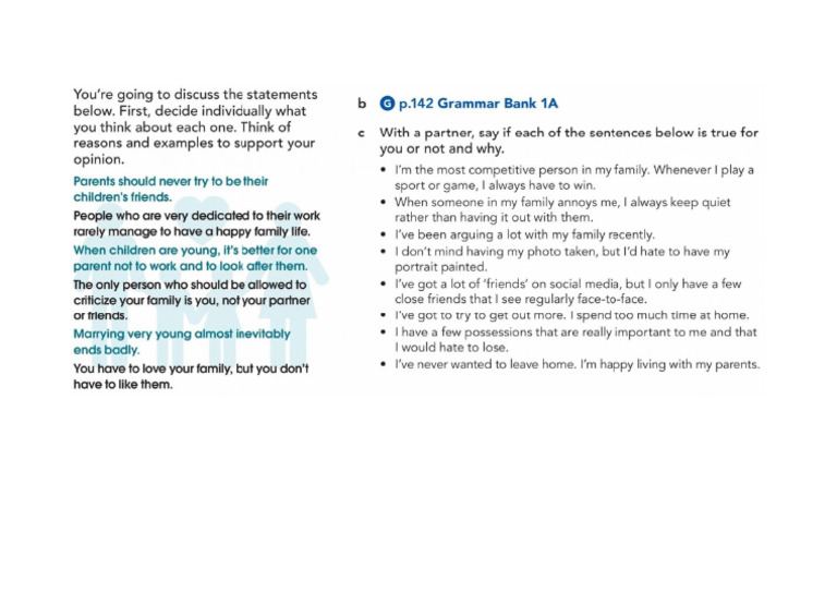 Family Discussion | PDF